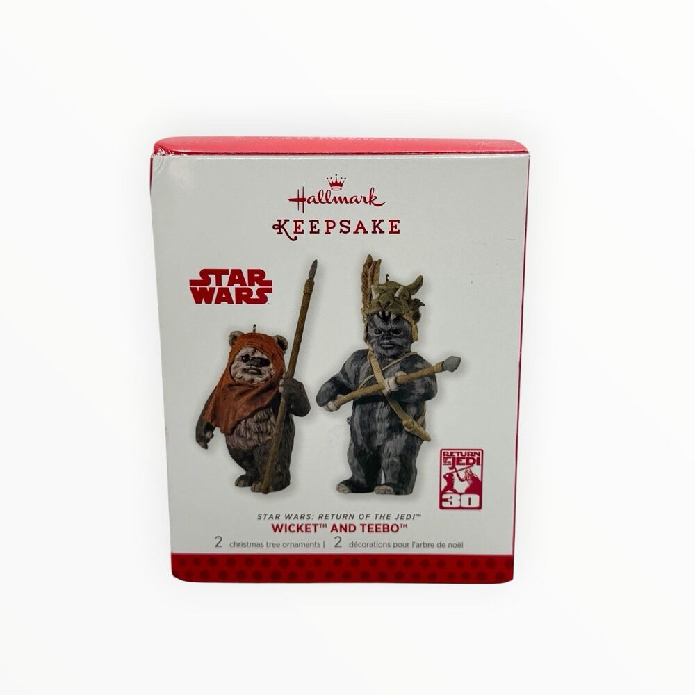 Hallmark Keepsake 2013 'Star Wars Return of The Jedi Wicket & Teebo' Ornament